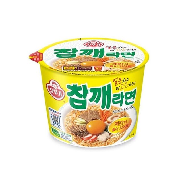 오뚜기 참깨라면 큰컵 (12개입)