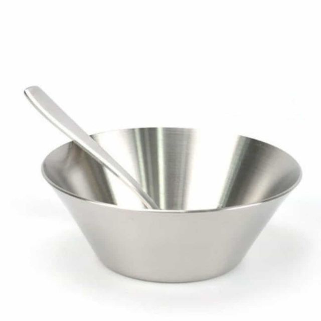 스텐 무광 팥빙수 그릇 시리얼그릇 디저트볼