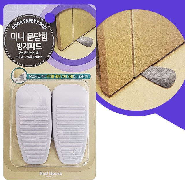 우일 미니 문닫힘 방지패드 2P(6157) 도어스토퍼 가드