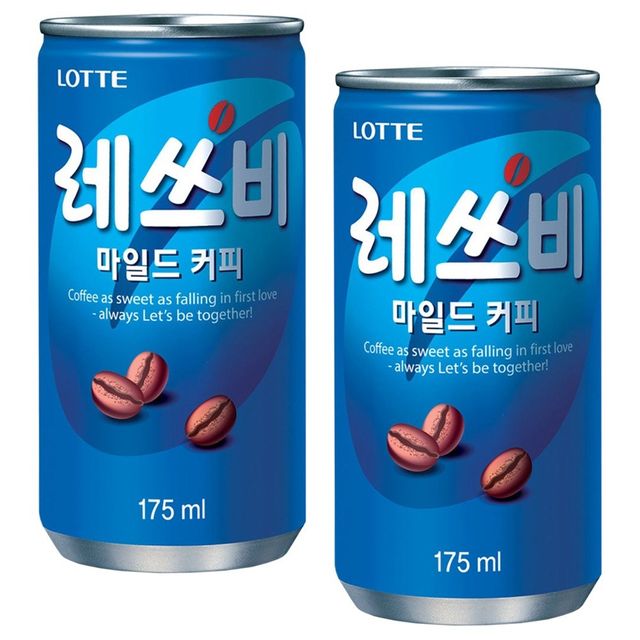 롯데 레쓰비 마일드 175ml 60캔 (30캔x2박스)