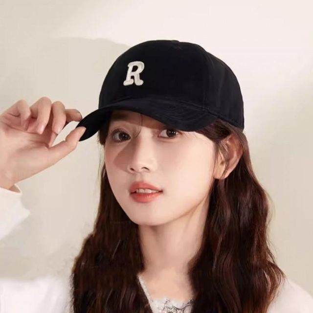 사계절 남녀공용 R 야구 모자 커플 골프