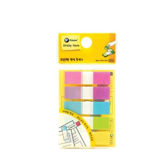 팝업플래그형광5색 F4412-5N(44x12mm 20매)