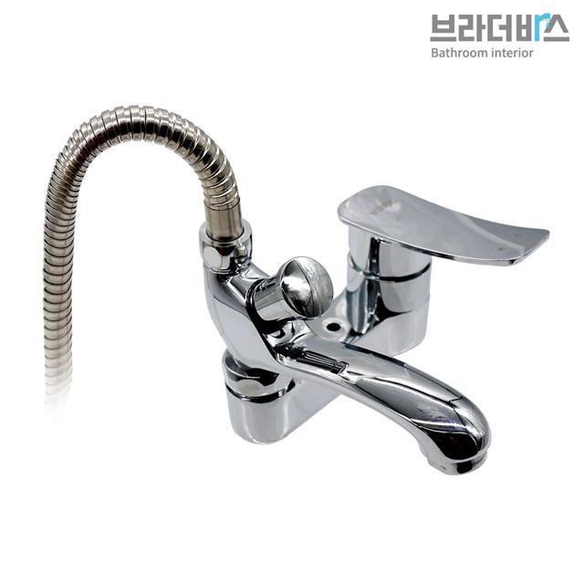 브라더바스 투홀 겸용 샤워 수전 4인치 욕실 수도