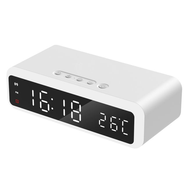 무선충전기 알람시계 비즈 BZ-WL15 15W LED 무드등