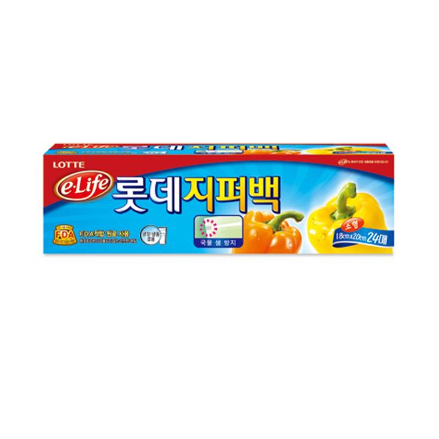 혜명몰 롯데지퍼백(A)30X35X20매 투명지퍼백 지퍼비닐 냉동보관지퍼백 미니지퍼백 슬라이딩지퍼백
