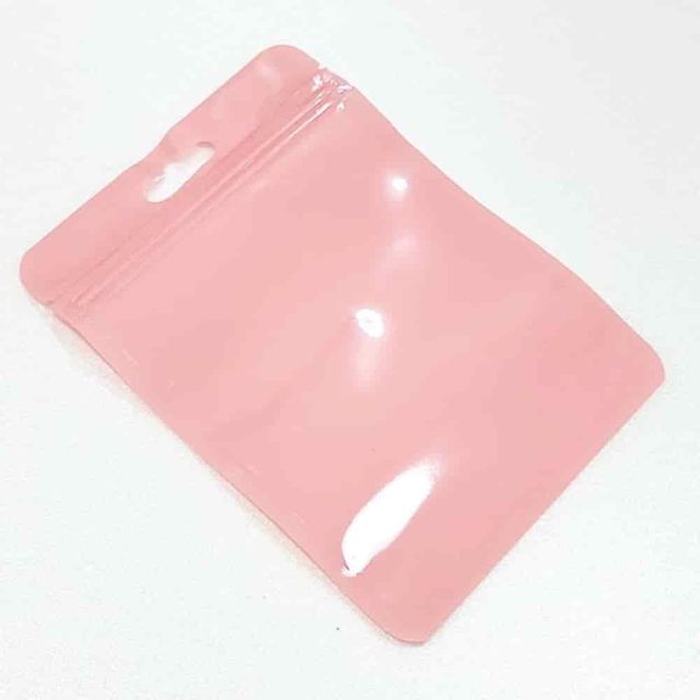 지퍼백 블러쉬핑크 1p 포장백 색깔지퍼백 포장봉투 무지지퍼백