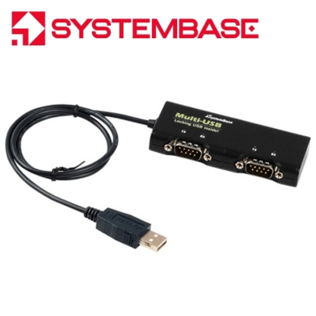 시스템베이스 USB2.0 to 2포트 RS232 컨버터 Multi-2/USB RS232 (DB9M)