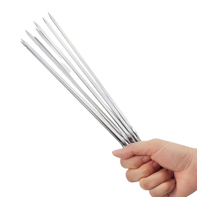 캠핑 바베큐 꼬치 (10p 일자)
