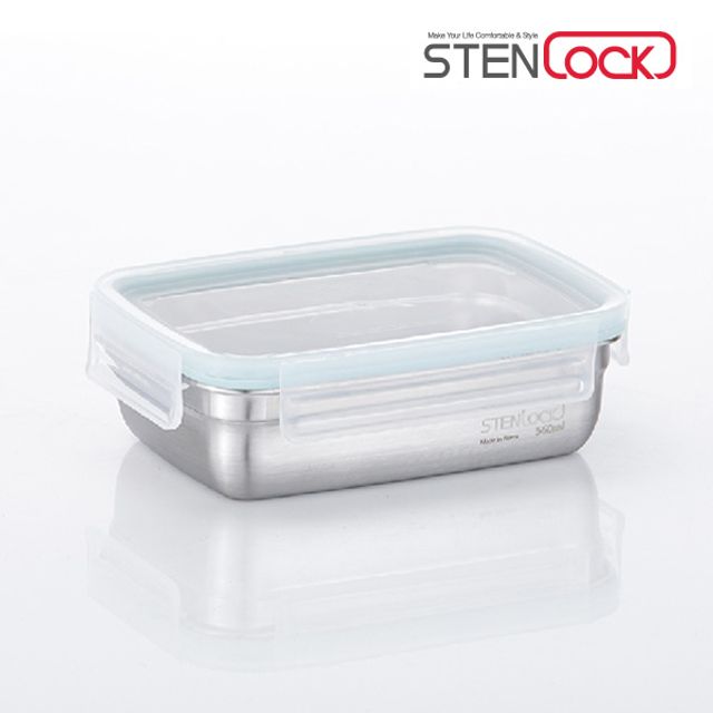 스텐락 퓨어 직사각밀폐용기 5호 730ml - 내열 스테인리스 밀폐용기