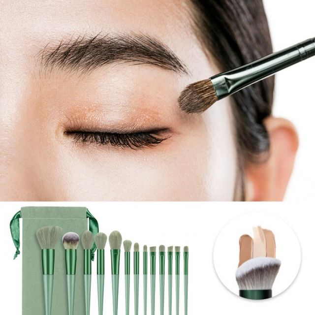 휴대용 메이크업 브러시 아이섀도우 파우더 립 메이크업 도구