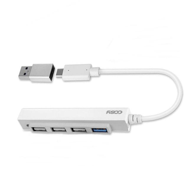 3.0+2.0 USB 4포트 허브(C타입 변환젠더)