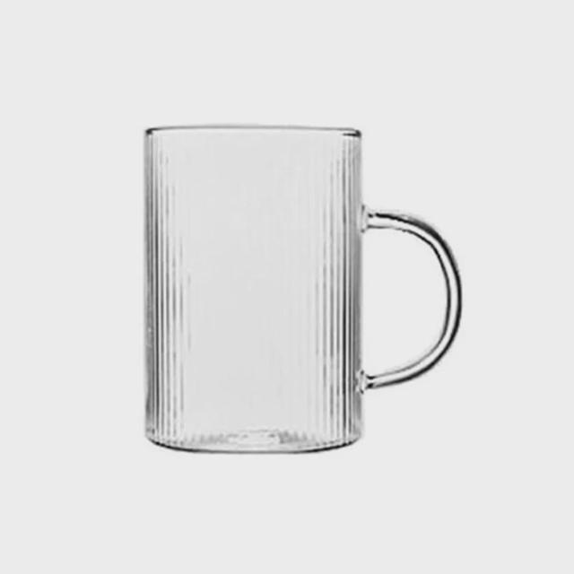 마카 머그컵 유리컵 커피잔 내열 유리잔 440ml 1P
