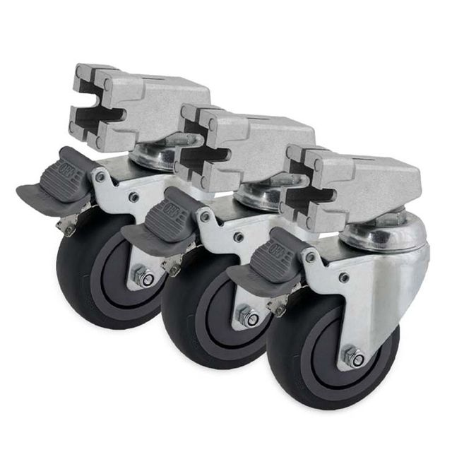 캐스터 카메라 스탠드용 바퀴 카메라삼각대 80mm