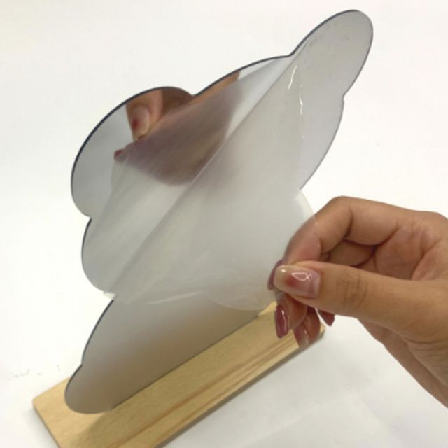 원목 노프레임 곰돌이 아크릴 탁상 거울