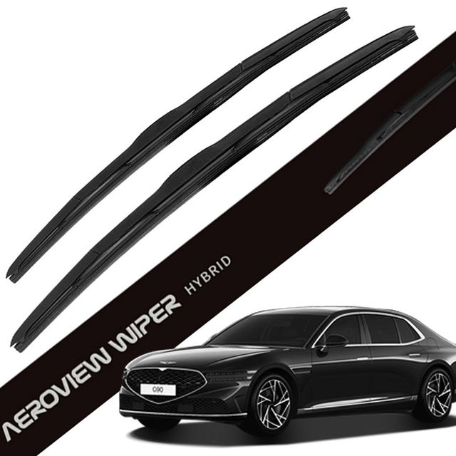 VIP 제네시스G90 RS4 하이브리드 와이퍼 세트 전방세트 650mm 450mm