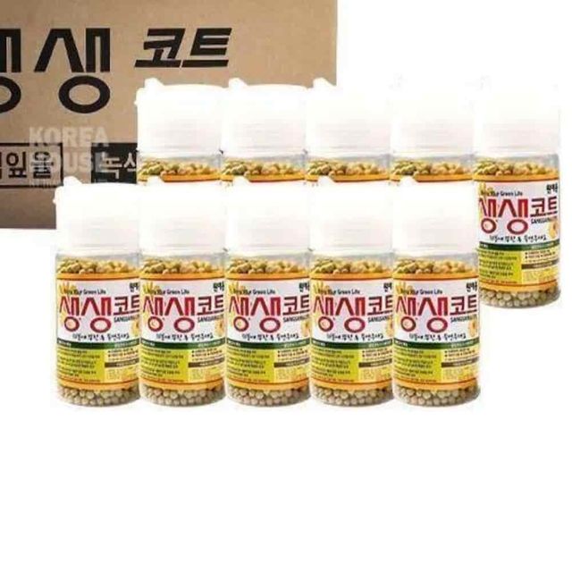 생생코트 소형 130g 고체비료 분갈이비료 화초비료 알갱이영양제