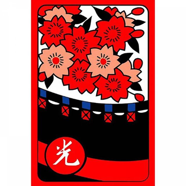 TBZ 화투 삼광 (패브릭) 보석십자수 20x30