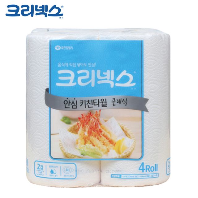 키친타올 클래식 (150매) (4롤) 안심 크리넥스 KLX