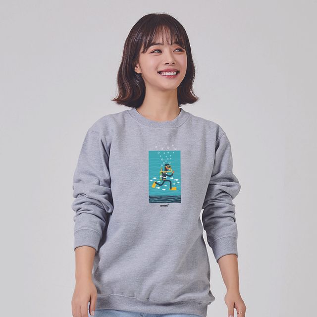 키밍 스킨스쿠버 skin scube 맨투맨 후드티 단체