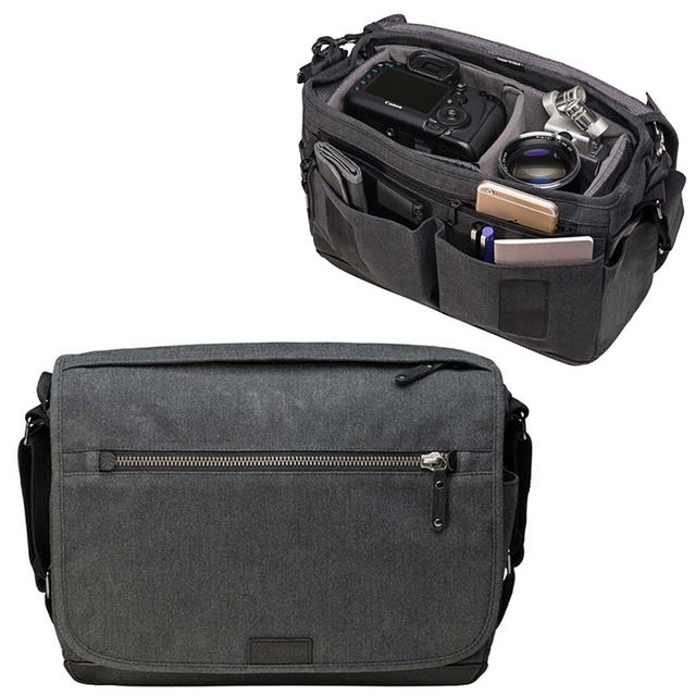 카메라 숄더백 DSLR Gray 공간분리 카메라가방