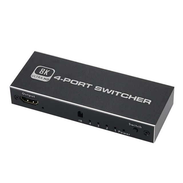 HDMI 연결 선택기 고화질 리모컨 4개 지원 셀렉터