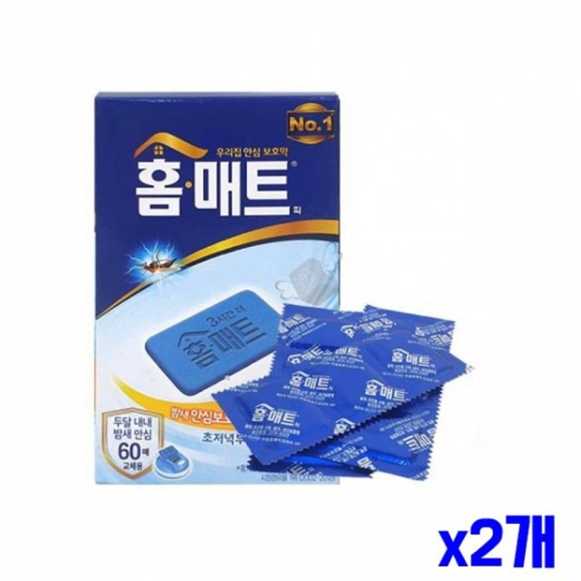 WL 훈증기용 모기매트 리필 60매 x2개 전자모기향 모기약