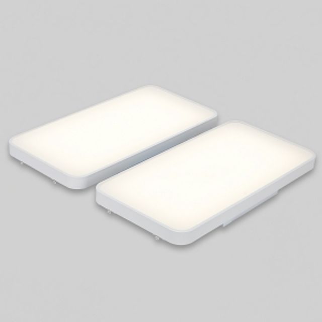 거실등 LED 4등 100W 밝은거실등 천장사각등 인테리어LED