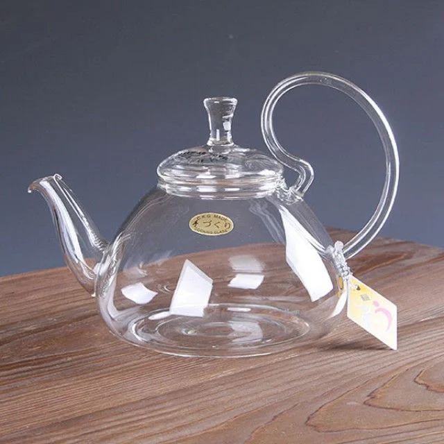 삼각원형 유리 차주전자/티포트 700ml