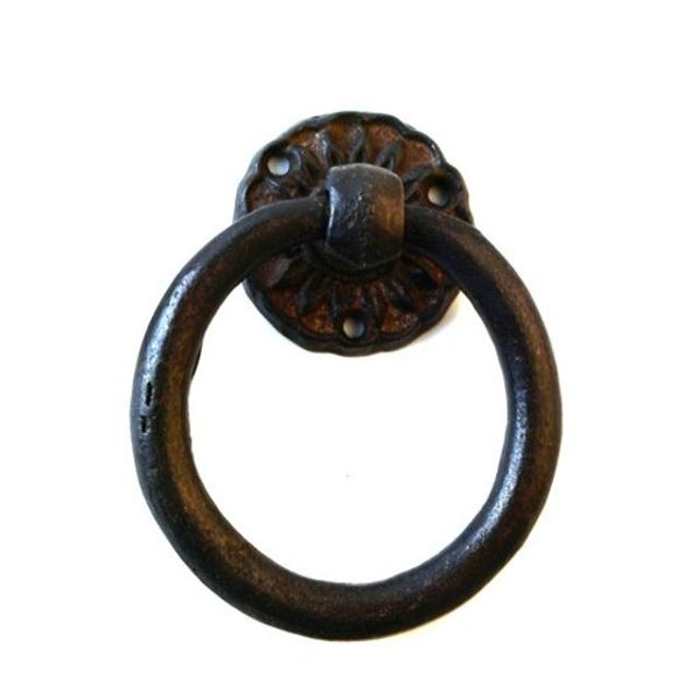 주물손잡이 링고리 연꽃 120mm/대형