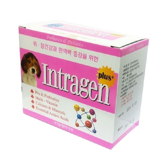 인트라젠 강아지 영양제 30p 관절 및 면역력 지원