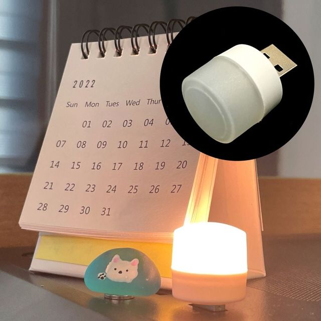 ZF 미니 LED USB 무드등 전구색