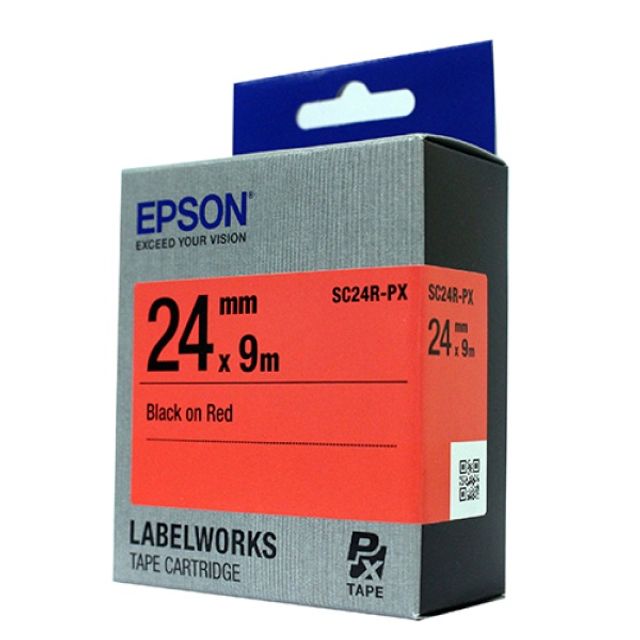 EPSON 라벨프린터리본 SC24R 적색 흑문자 정품 소모품
