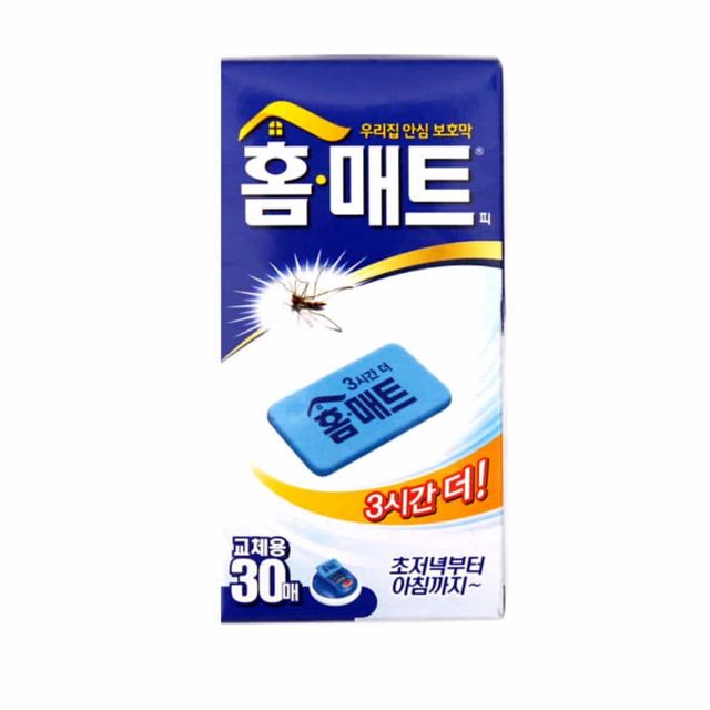 홈매트 교체용 30매 모기퇴치기 휴대용모기퇴치
