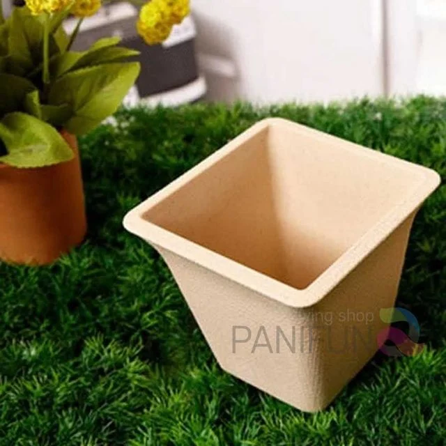 사각 화분 2호 베이지 카페화분 나무화분 화장실화분 꽃화분 실내화분