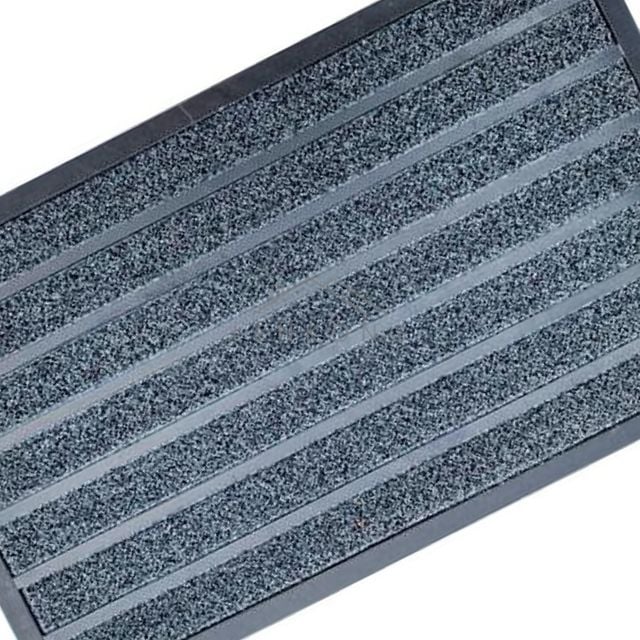 창고바닥매트 실외바닥매트 고무판 바닥매트 줄무늬매트 회색 750x450x8mm DM750 DM750 1EA