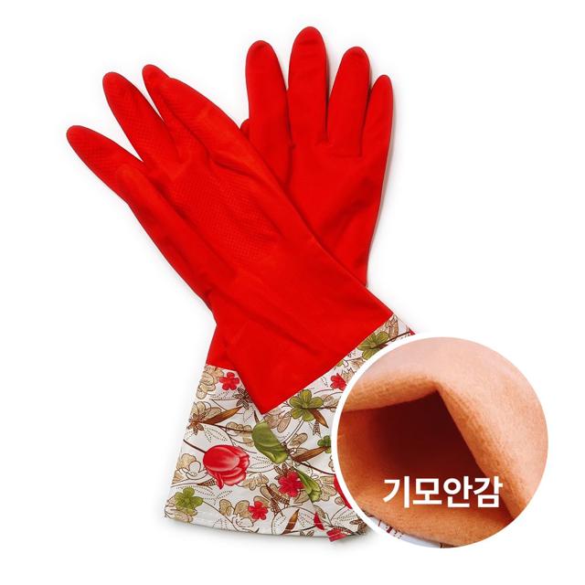 기모 고무장갑 10개 세트 - 라텍스 다용도 주방 장갑