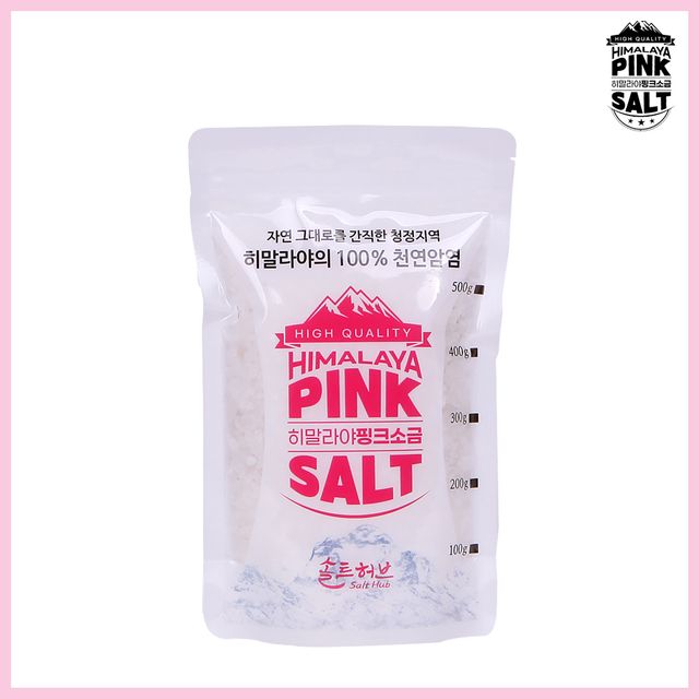 히말라야 핑크소금 핑크솔트 크리스탈굵은소금 400g