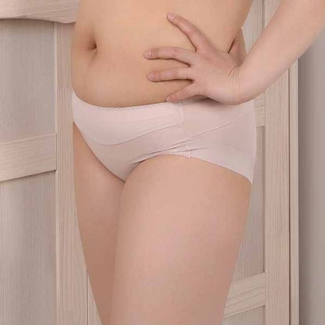 여성 빅사이즈 햄팬티 통기성 부분망사 편안한