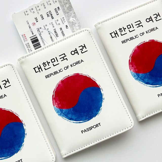 여권케이스 안티스키밍 태극기 여권 케이스