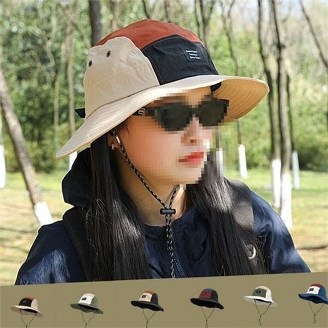 벙거지 남녀공용 아웃도어 모자 스포츠 남녀공용 등산 모자 자외선 차단