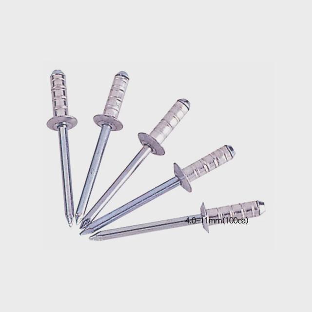 대화 리벳못 알루미늄 4.0 x 11mm(100개입)