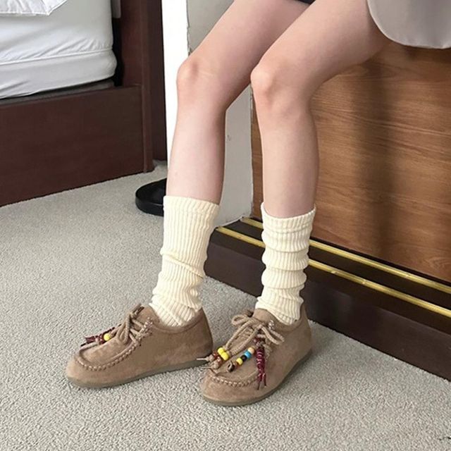 신발 로퍼모카신 캐쥬얼화 여자구두 통굽 모카신