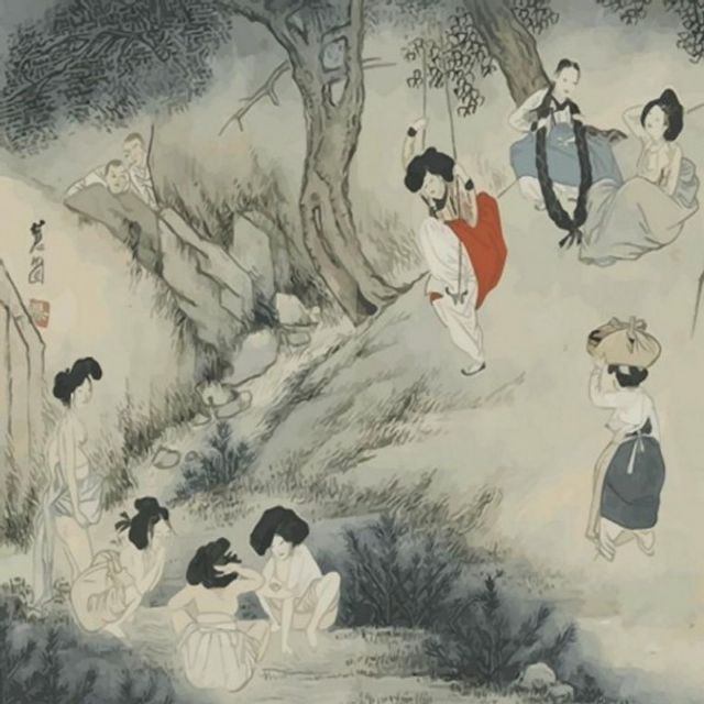 신윤복 명화그리기 단오풍정 풍속화diy 그림키트