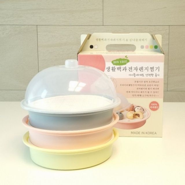 전자레인지 만두찜기 야채 라면용기 계란찜 다용도 찜기