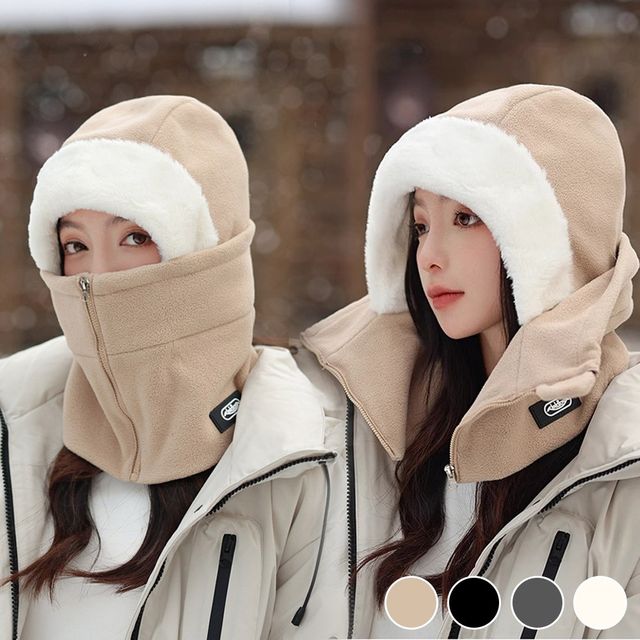 3in1 360도 풀커버 기모 후드 워머 URD-464