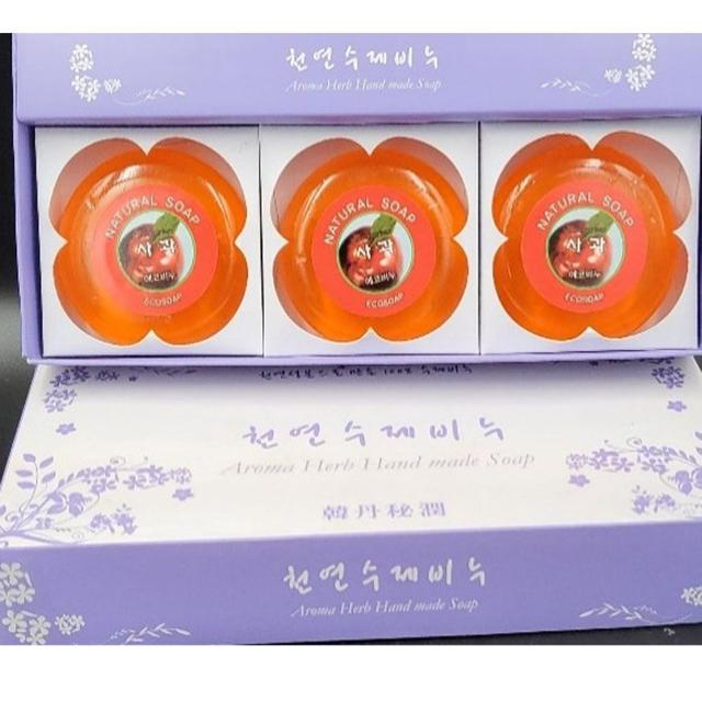 다산 수제 사과 비누3P