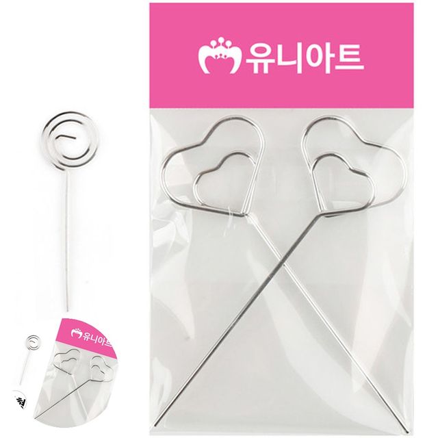 탁상용 스탠드 메모꽂이, 원형 메모철 사무용품