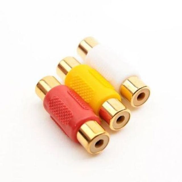 coms RCA 젠더(F F) 1열 3개입