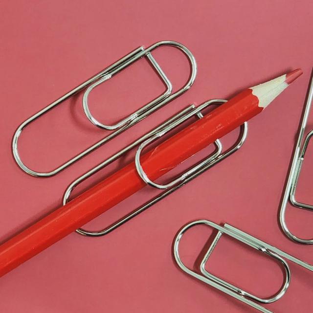 다이어리볼펜꽂이 부착식 펜꽂이 실버