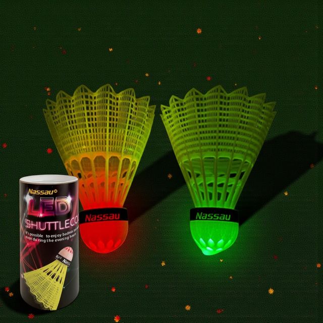 셔틀콕 낫소 LED 배드민턴셔틀콕 야간용 배드민턴용품